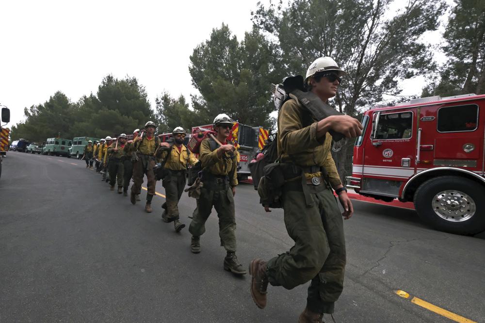 Arson arrest made in LA wildfire that forced evacuations