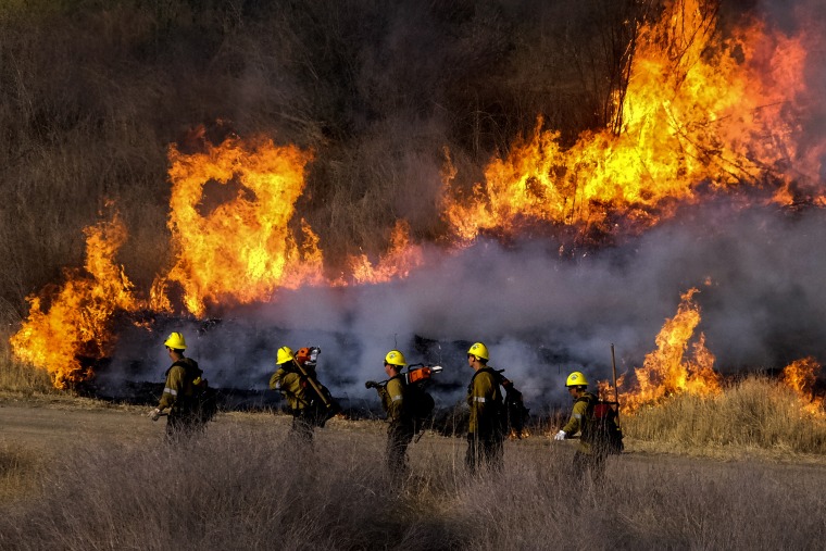 Wildfires erupt after hottest week in history across parts of the West ignited them