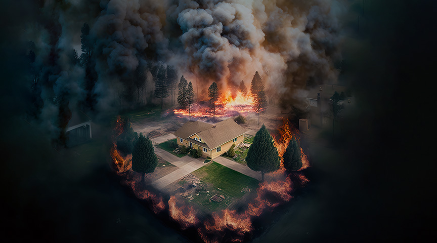 Preparing for fire season, long term fire retardant, waveGUARD™FireTerminator™, wildfires, fire protection, safe, effective, plant-based, homeowners, communities, California, fire season.